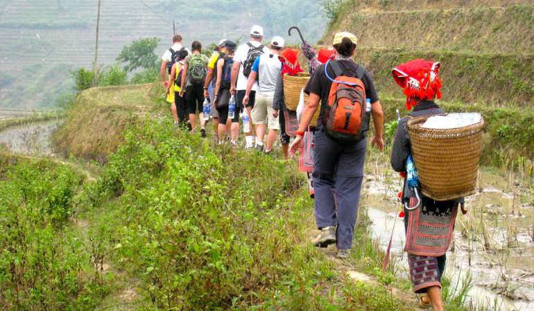 Trekking through the Local Villages