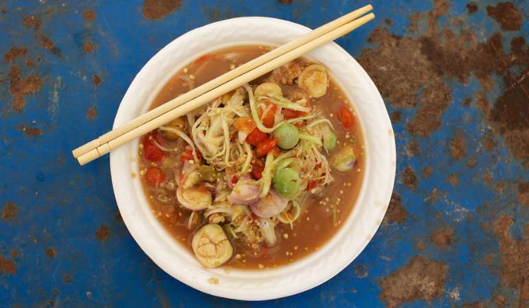 A traditional dish in Laos